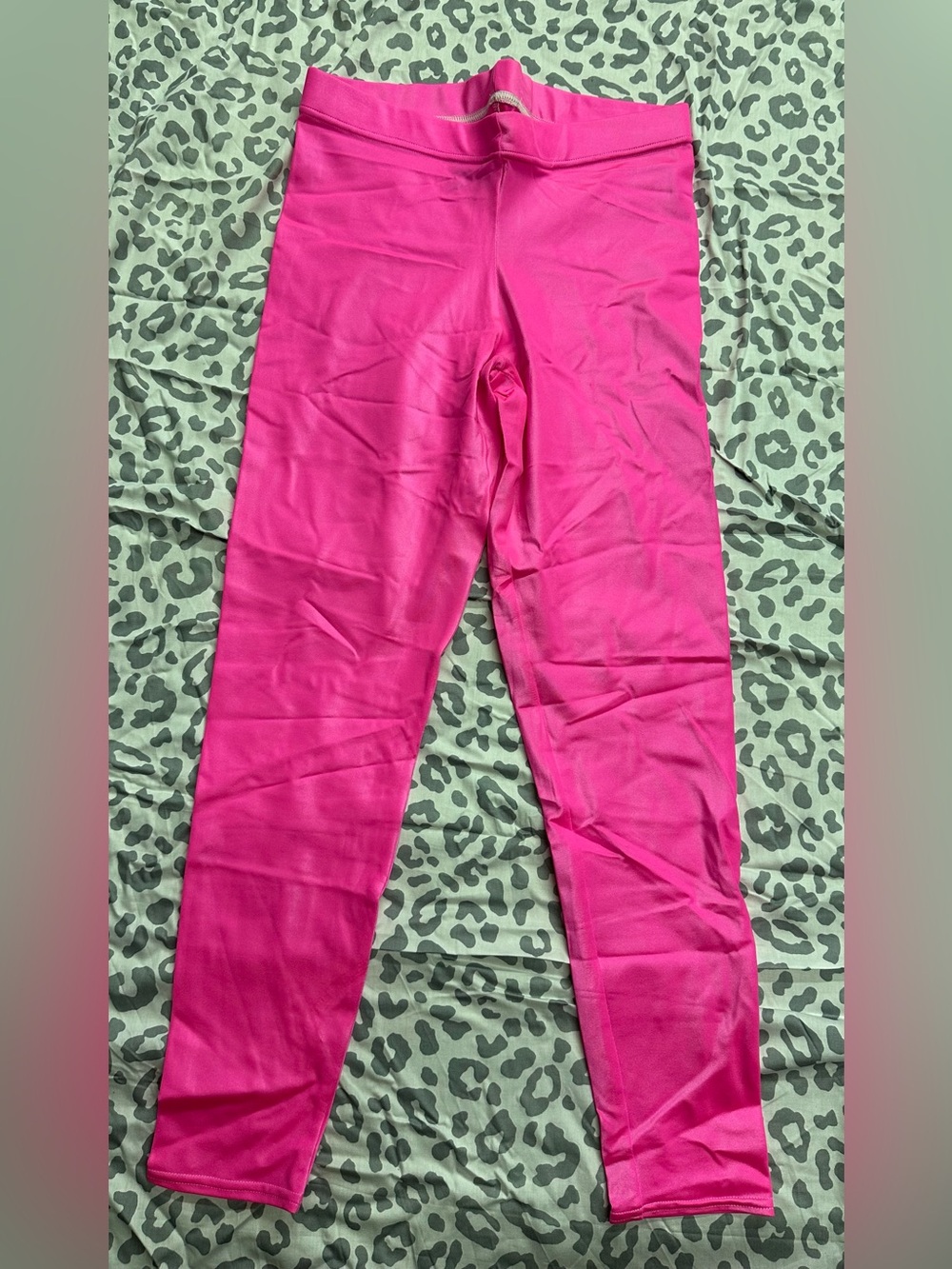 Blackmilk Pink Wet Look Leggings size large